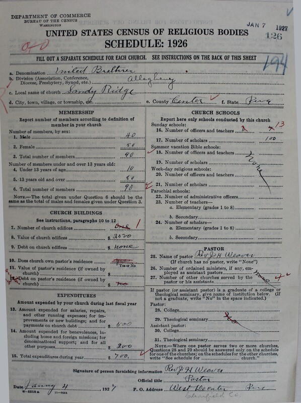 Scan of Church of the United Brethren in Christ: 126