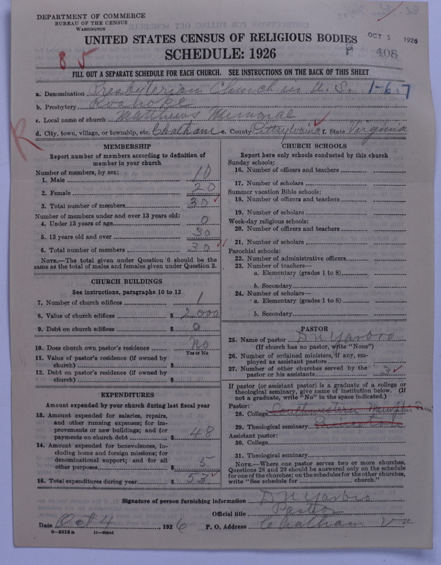 Scan of Presbyterian Church in the United States: 408