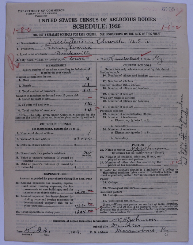 Scan of Presbyterian Church in the United States of America: 6765