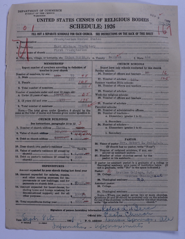 Scan of Presbyterian Church in the United States: 2338