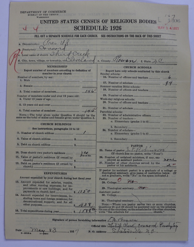 Scan of Presbyterian Church in the United States: 1206