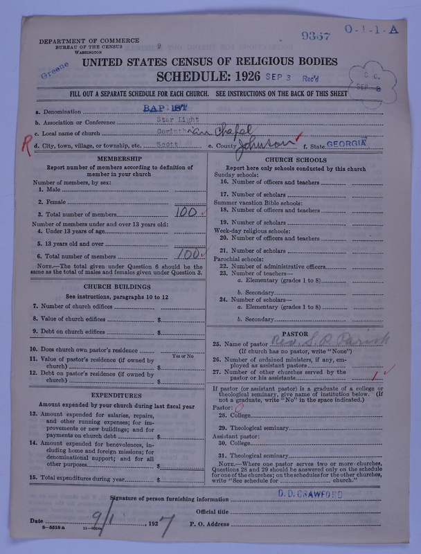 Scan of Negro Baptists: 9367