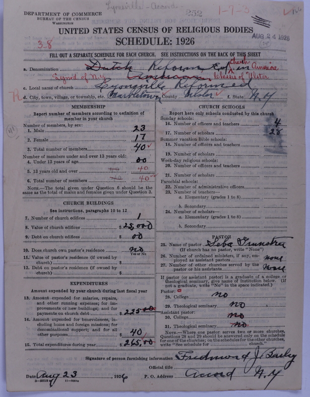 Scan of Reformed Church in America: 252