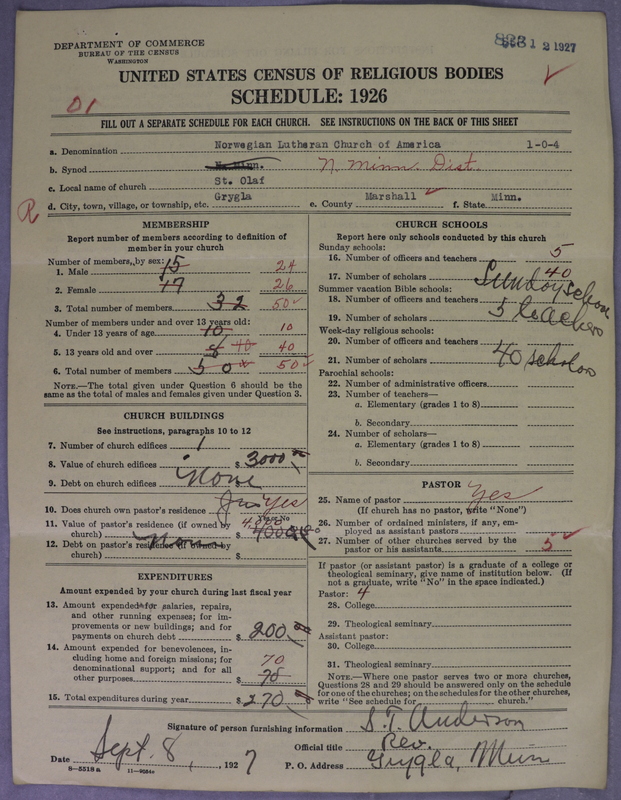 Scan of Norwegian Lutheran Church of America: 823