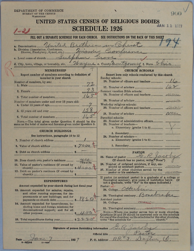 Scan of Church of the United Brethren in Christ: 900