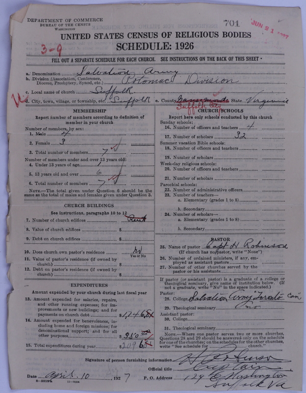 Scan of Salvation Army: 701