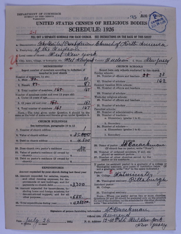 Scan of United Presbyterian Church of North America: 95