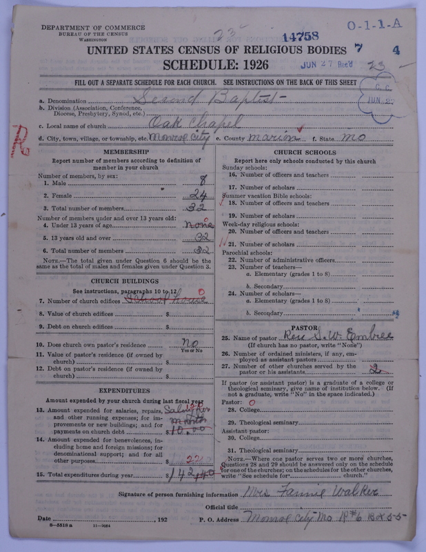 Scan of Negro Baptists: 14758