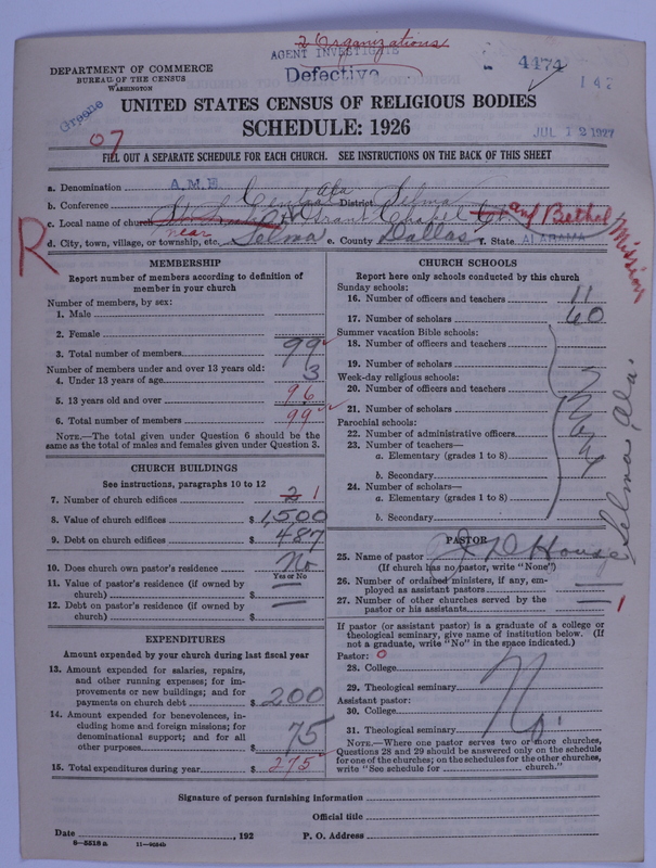 Scan of African Methodist Episcopal Church: 4474