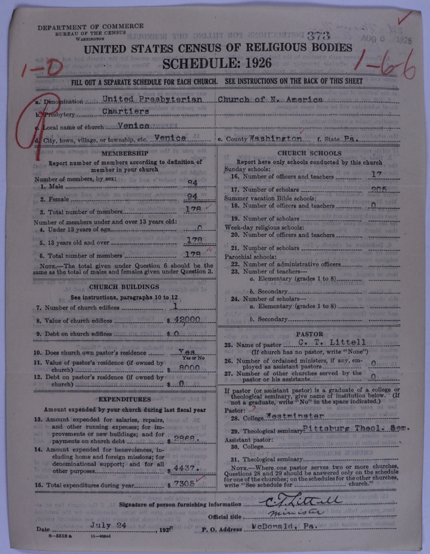 Scan of United Presbyterian Church of North America: 373