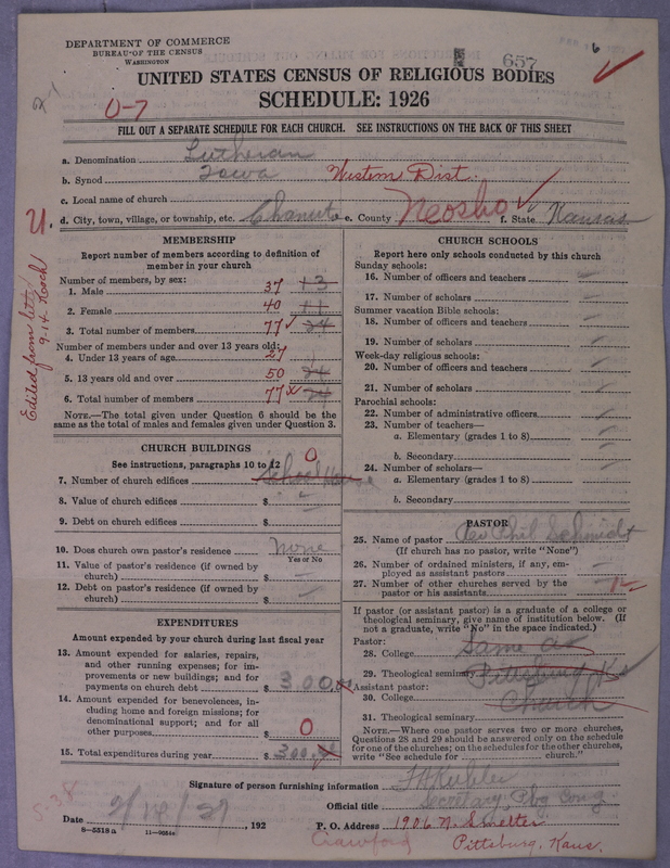 Scan of Evangelical Lutheran Synod of Iowa and Other States: 657