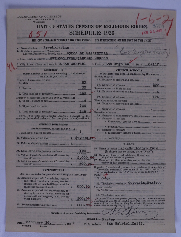 Scan of Presbyterian Church in the United States of America: 8704