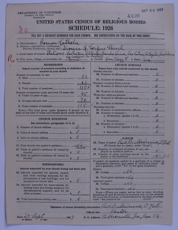 Scan of Roman Catholic Church: 4499