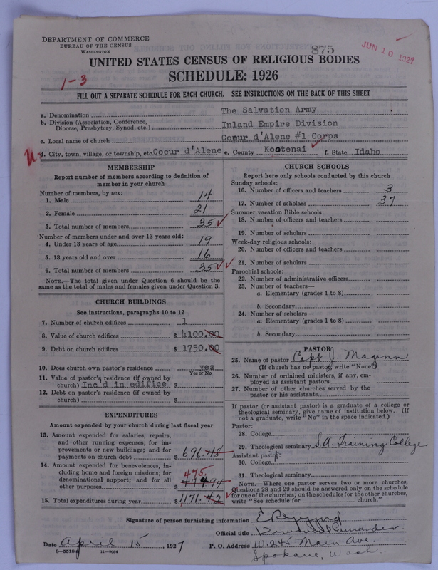 Scan of Salvation Army: 875