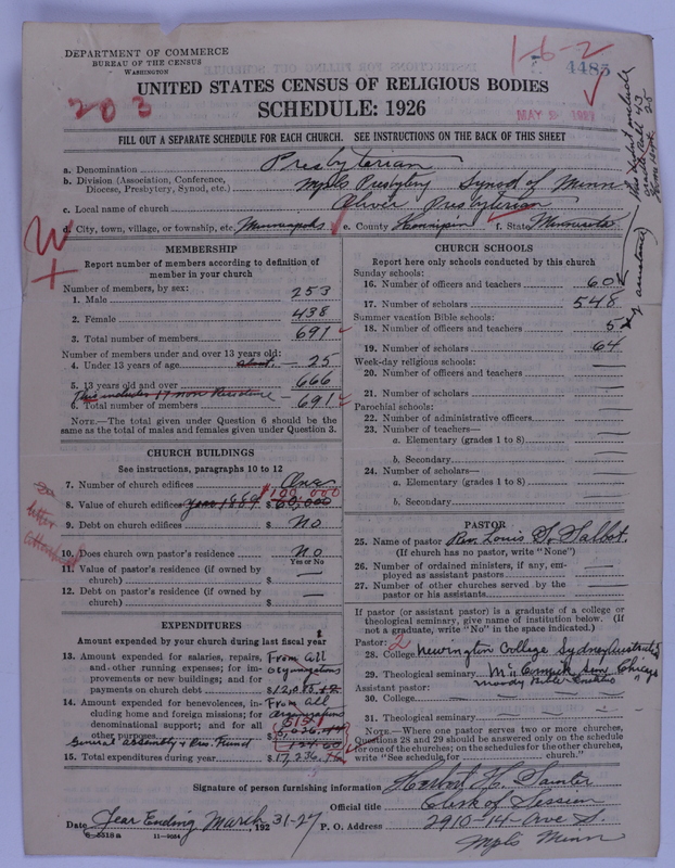 Scan of Presbyterian Church in the United States of America: 4485