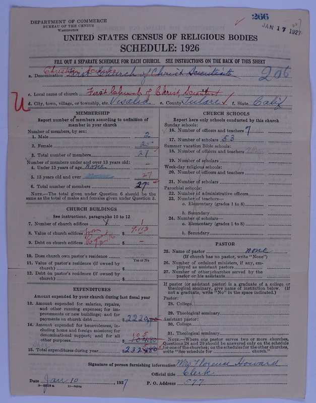 Scan of Church of Christ, Scientist: 266