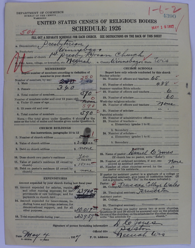 Scan of Presbyterian Church in the United States of America: 4390