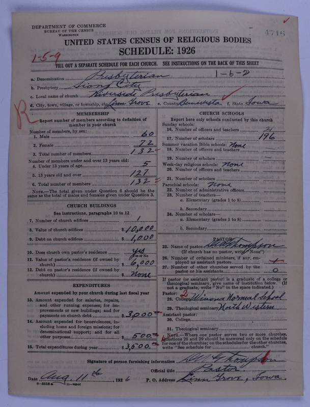 Scan of Presbyterian Church in the United States of America: 4716