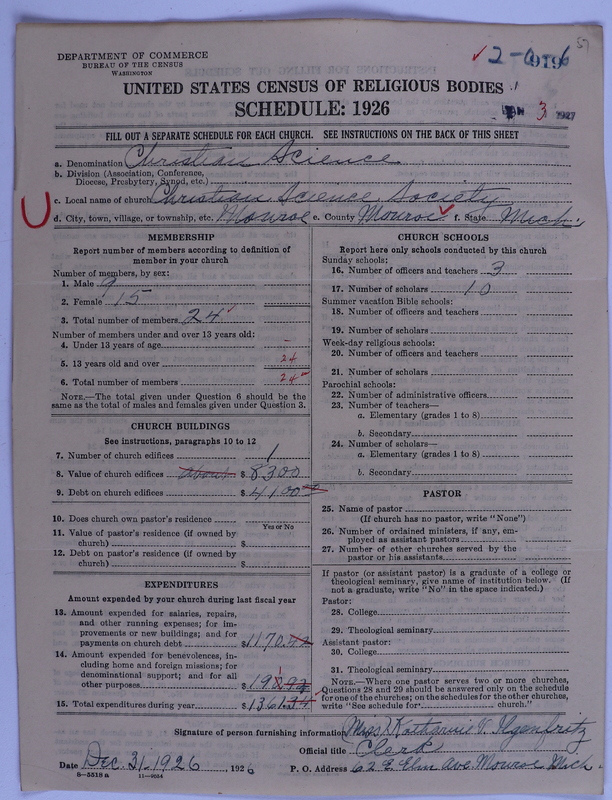 Scan of Church of Christ, Scientist: 919