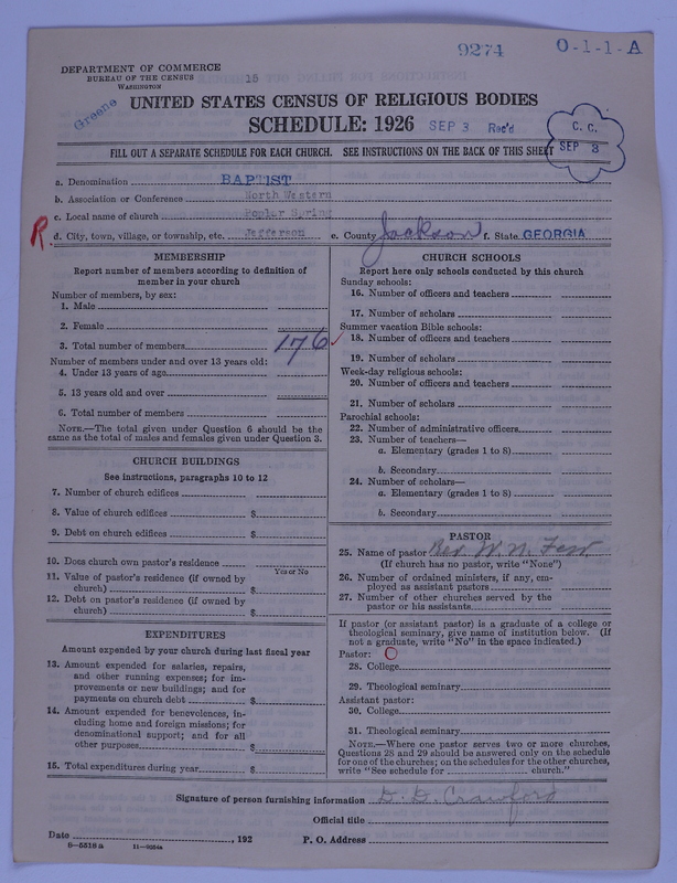 Scan of Negro Baptists: 9274