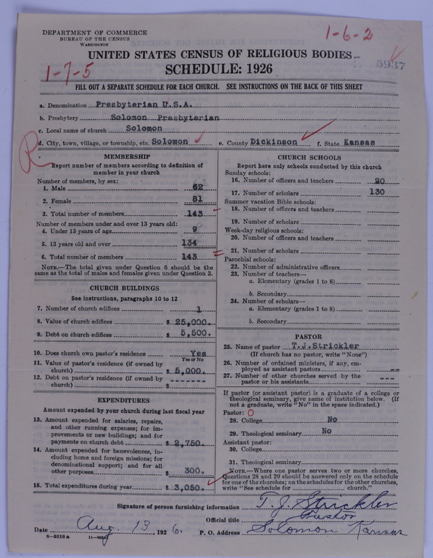 Scan of Presbyterian Church in the United States of America: 5937