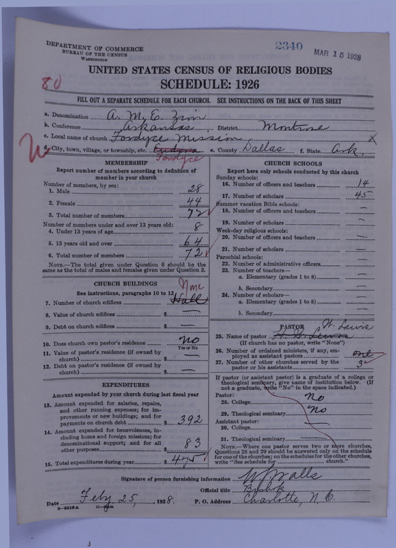 Scan of African Methodist Episcopal Zion Church: 2340