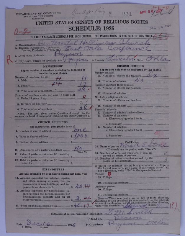 Scan of Pentecostal Holiness Church: 231