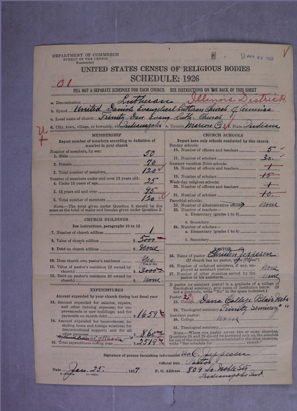 Scan of United Danish Evangelical Lutheran Church in America: 9
