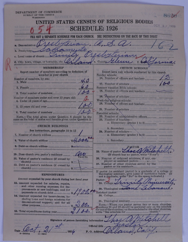 Scan of Presbyterian Church in the United States of America: 8620