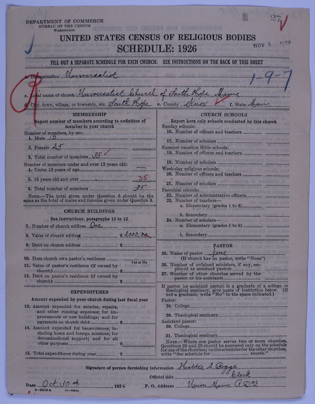 Scan of Universalist Church: 27