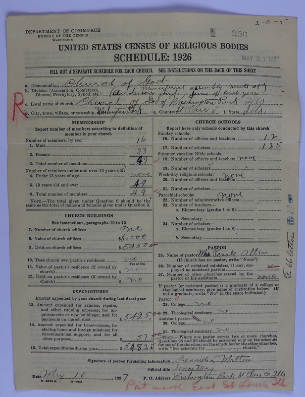 Scan of Church of God (Headquarters, Anderson, Ind.): 250