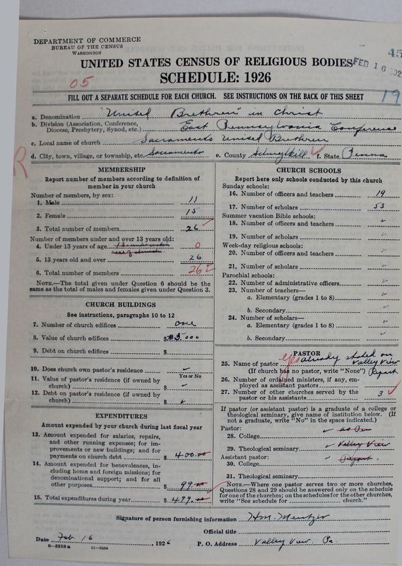Scan of Church of the United Brethren in Christ: 454