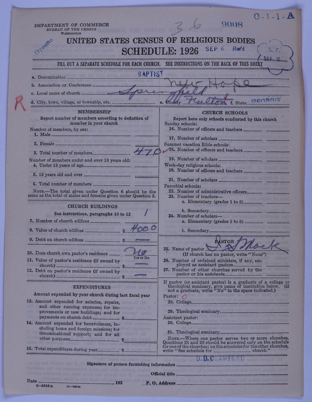 Scan of Negro Baptists: 9008