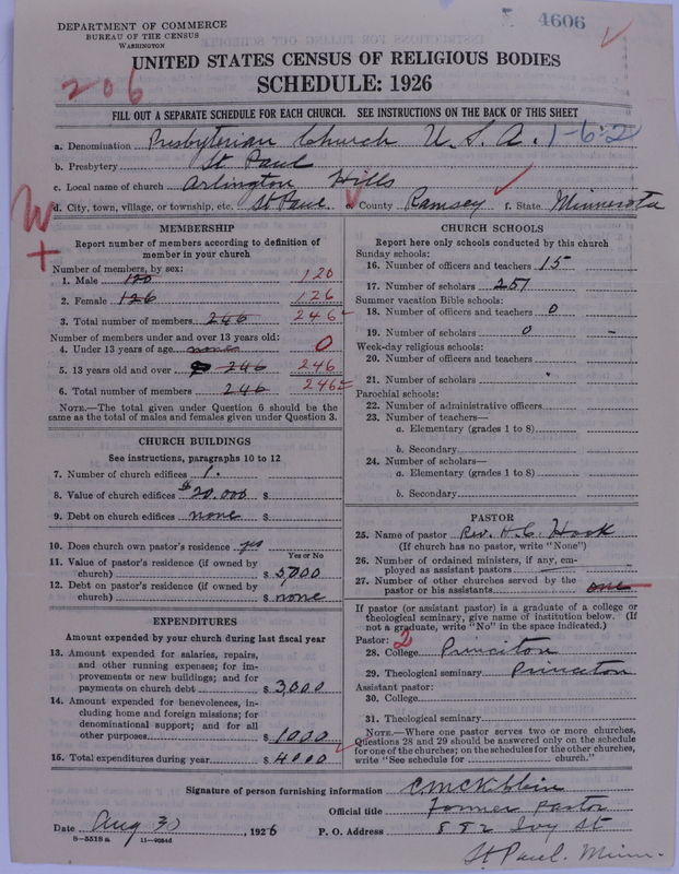 Scan of Presbyterian Church in the United States of America: 4606