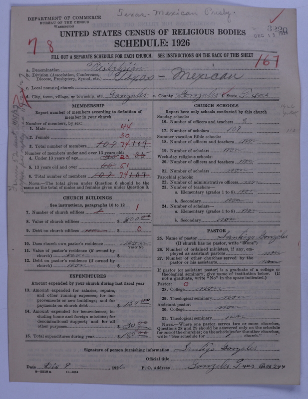 Scan of Presbyterian Church in the United States: 3220