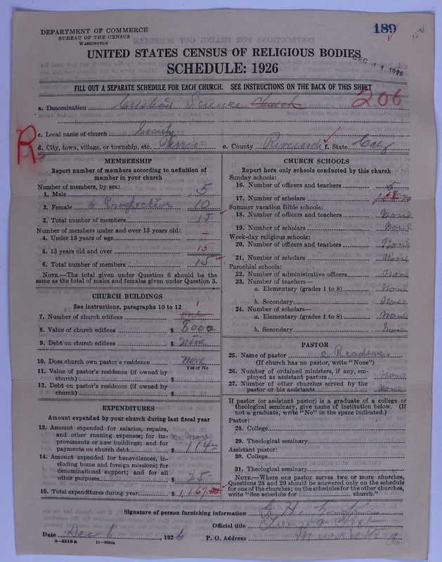 Scan of Church of Christ, Scientist: 189