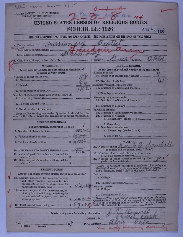 Scan of Missionary Baptist General Assembly of Oklahoma: 44