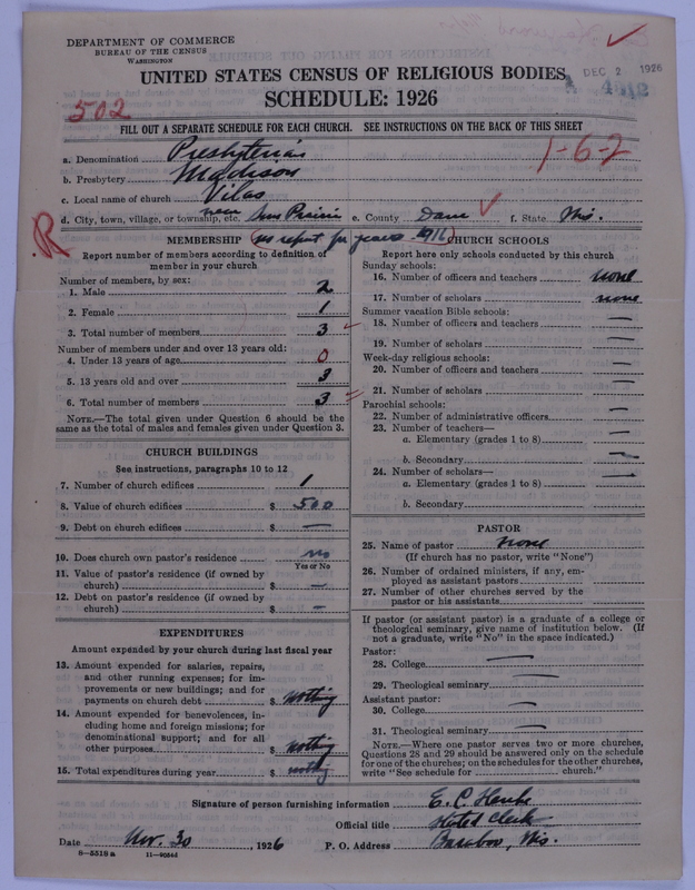 Scan of Presbyterian Church in the United States of America: 4212