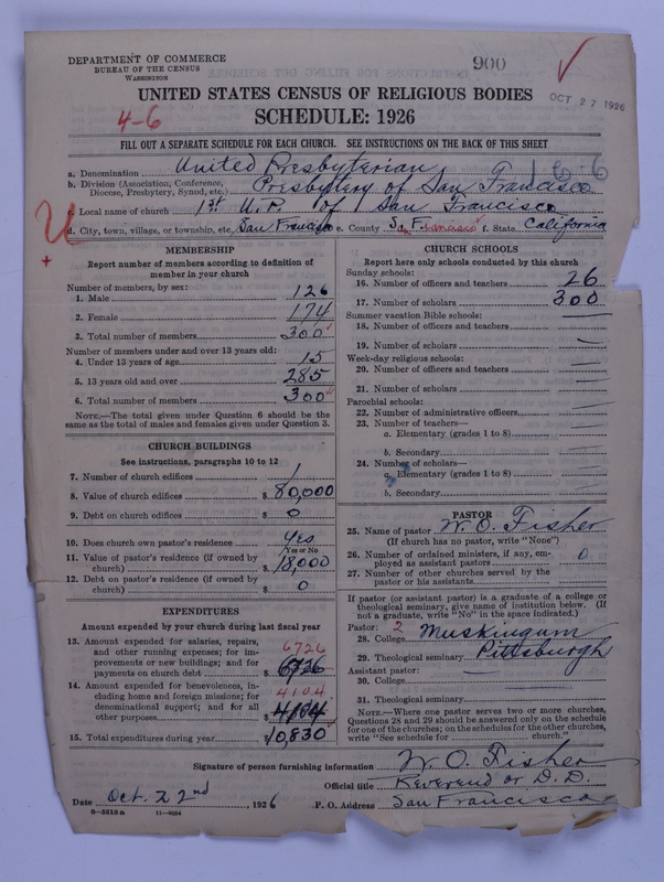 Scan of United Presbyterian Church of North America: 900