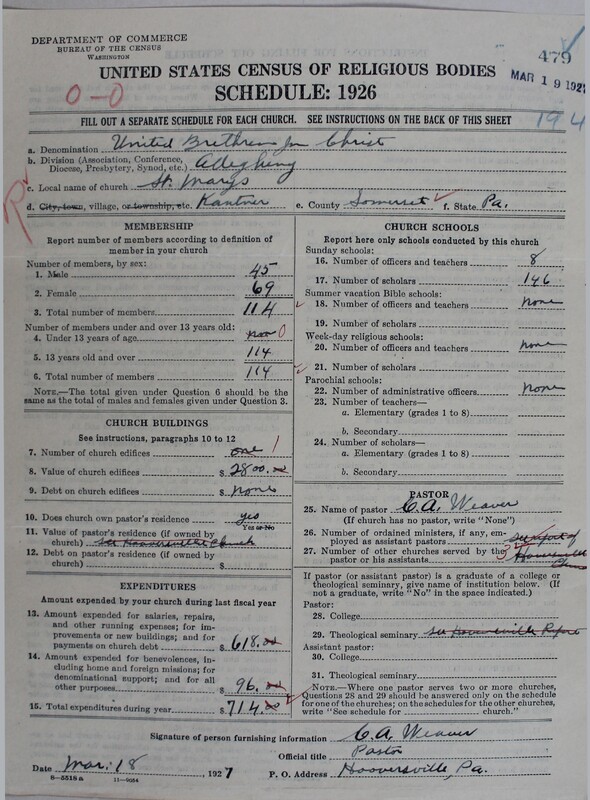 Scan of Church of the United Brethren in Christ: 479