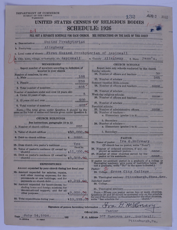 Scan of United Presbyterian Church of North America: 132