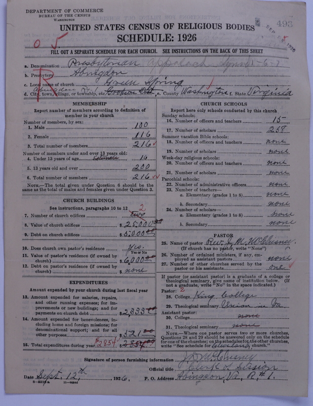 Scan of Presbyterian Church in the United States: 493