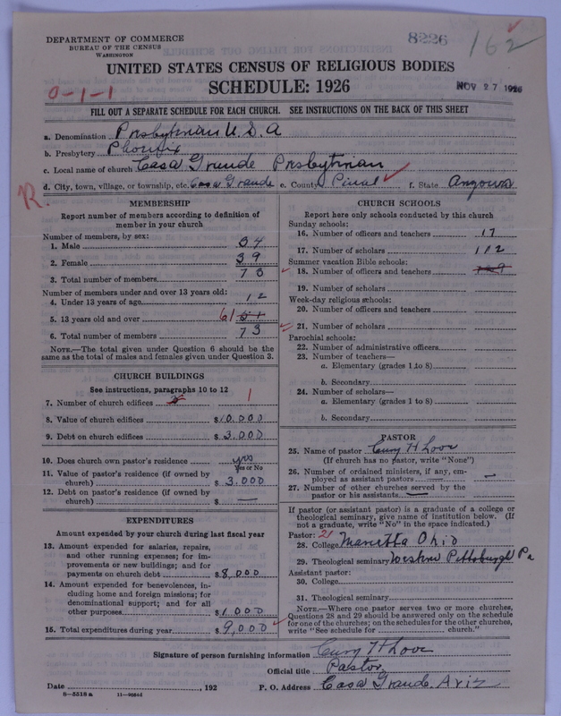 Scan of Presbyterian Church in the United States of America: 8226