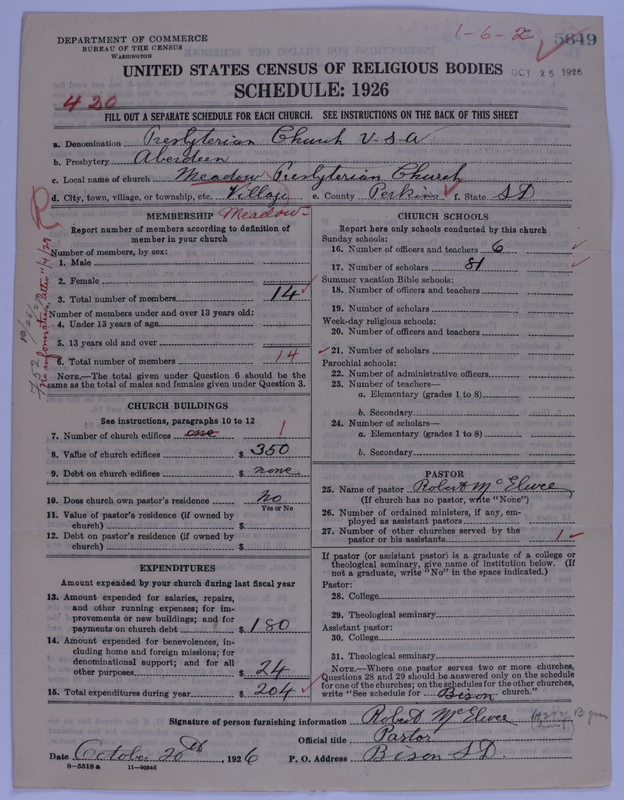 Scan of Presbyterian Church in the United States of America: 5649