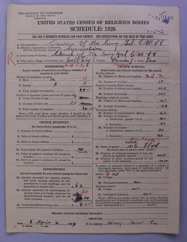 Scan of Church of the Living God, Christian Workers for Fellowship: 116