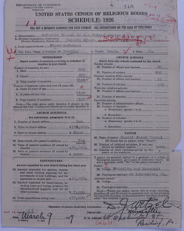 Scan of Reformed Church in the United States: 118