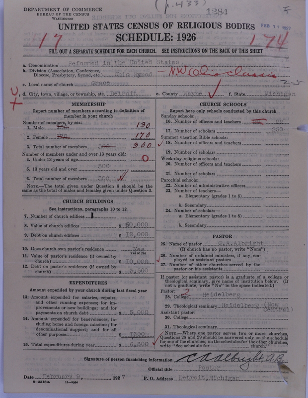 Scan of Reformed Church in the United States: 1284