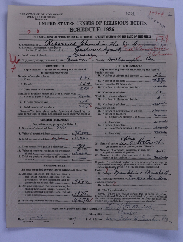 Scan of Reformed Church in the United States: 631