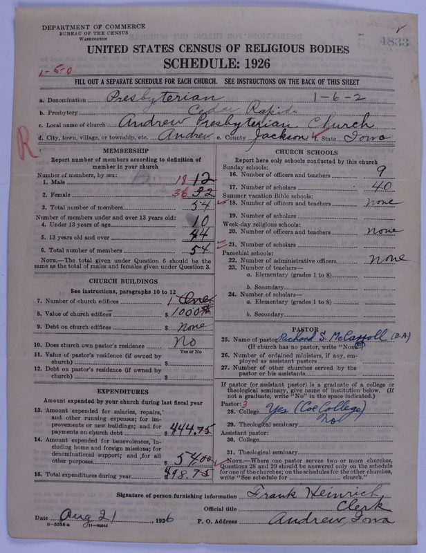 Scan of Presbyterian Church in the United States of America: 4833