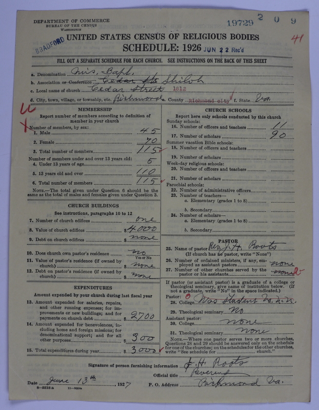 Scan of Negro Baptists: 19729